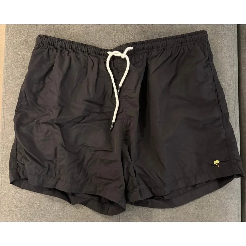 Solid & Striped Men’s Size XXL Classic Solid Black Swim 3.5” Trunks